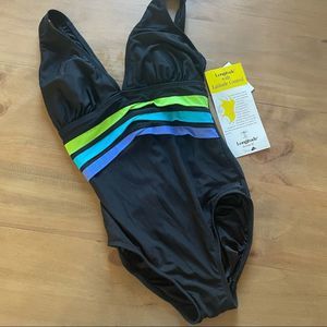 NWT Longitude Swimsuit Moonlight Bay size 8